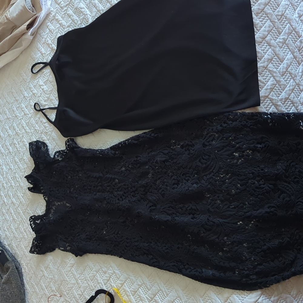 Black Lace High Neck Mossimo Cocktail Dress
